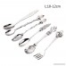 Pawaca 6Pcs Vintage Coffee Spoons - Long Handle Spoons - Royal Style Metal Carved Spoons For Coffee Dessert Tea Drink Mixing Milkshake Spoon- Tableware Kitchen Gadgets (Multicolor) - B07DJ2V7DN